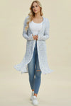 Double Take Full Size Open Front Longline Cardigan Double Take Full Size Open Front Longline Cardigan