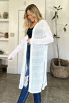 Double Take Full Size Open Front Longline Cardigan Double Take Full Size Open Front Longline Cardigan