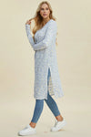 Double Take Full Size Open Front Longline Cardigan Double Take Full Size Open Front Longline Cardigan