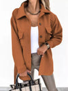 Outerwear Caramel / S Button-Down Tie Waist Coat Button-Down Tie Waist Coat 100100614059026 100100614059026