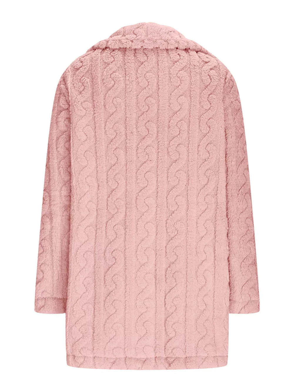 Outerwear Double-Breasted Fleece Longline Coat Double-Breasted Fleece Longline Coat