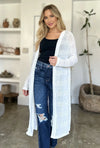 White / S Double Take Full Size Open Front Longline Cardigan Double Take Full Size Open Front Longline Cardigan 100100430677959 100100430677959